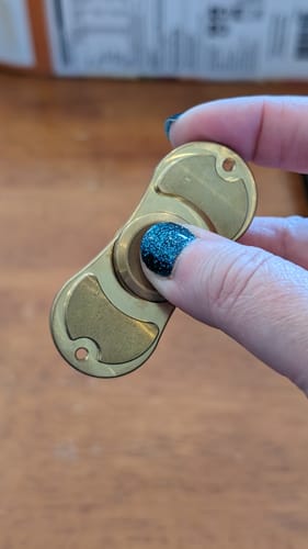 Customer photo review of Orbital Metal Spinner - 2 weights