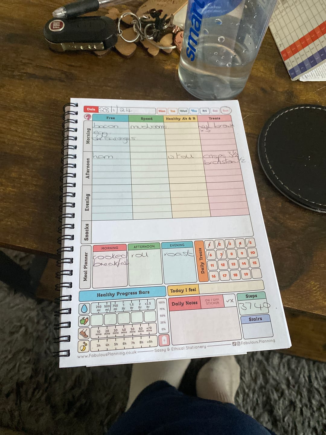 Customer photo review of Food Diary - C2 - Slimming World Compatible - Compact