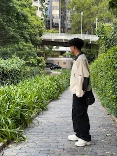 Customer photo review of 90'a Nautica Competition Embroidered Vintage Jacket Size L-XL