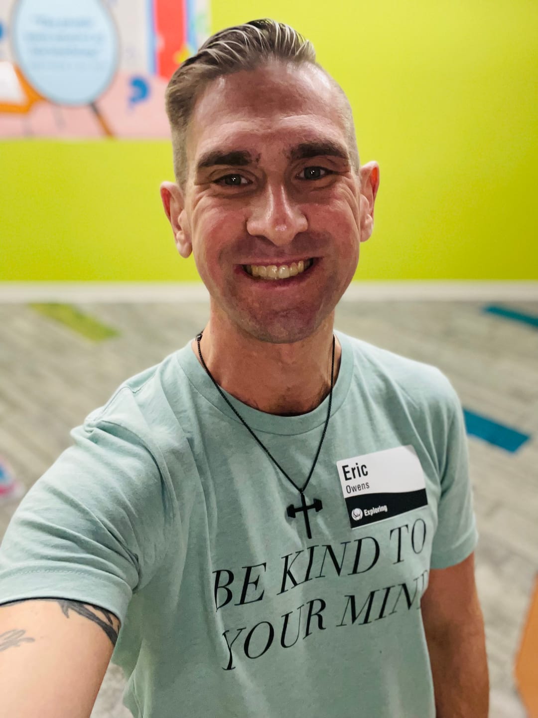 Customer photo review of Be Kind To Your Mind T-Shirt
