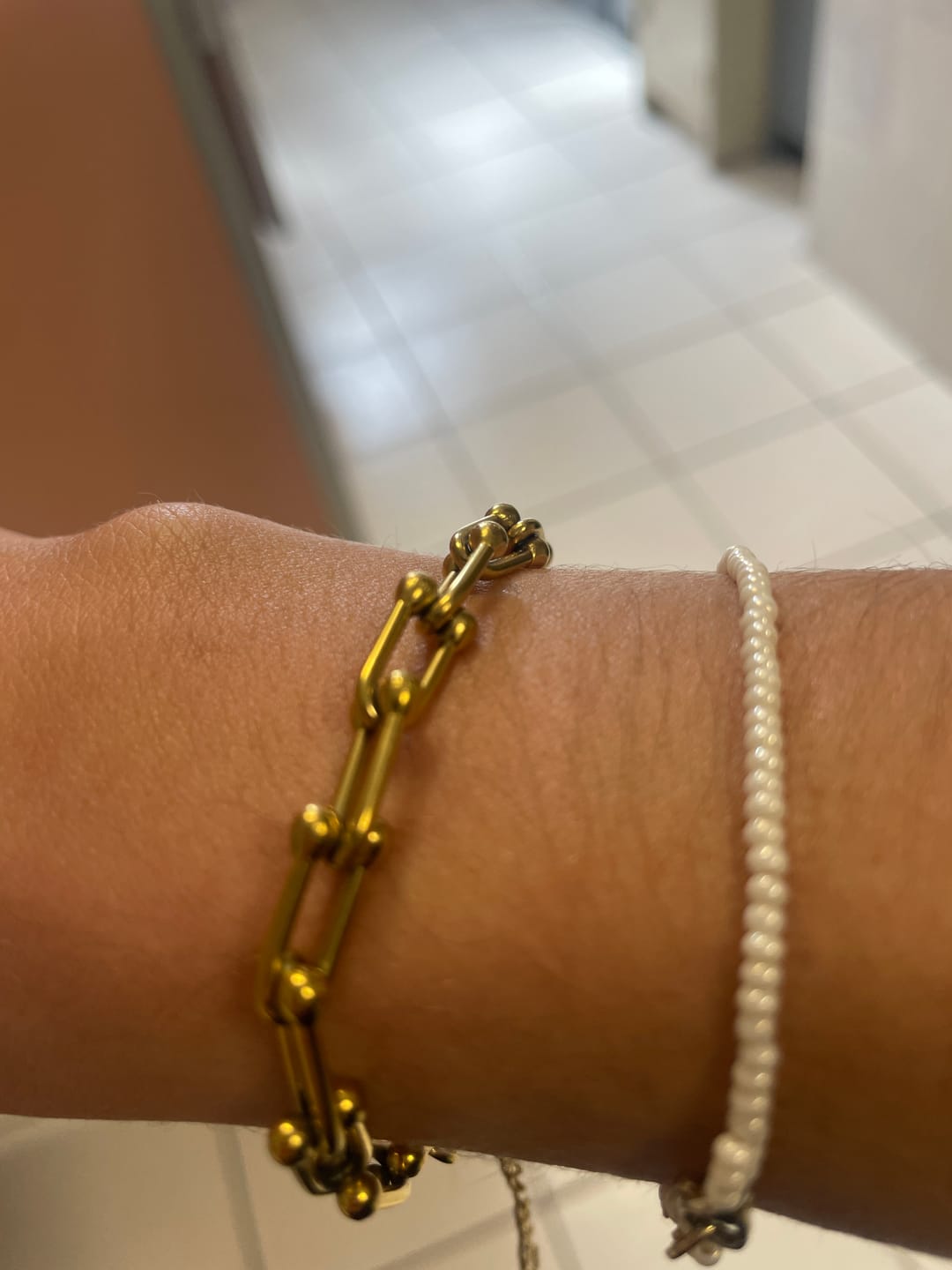 Customer photo review of Pulsera Tifany