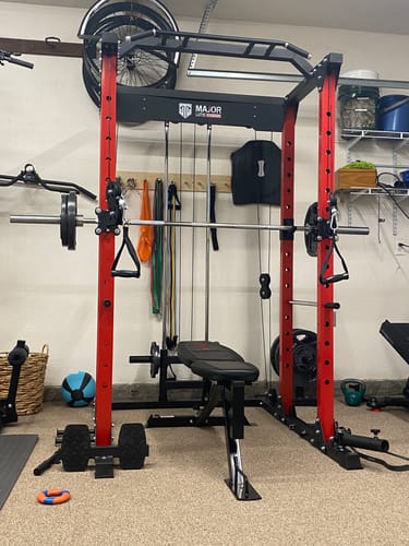 Customer photo review of Major Fitness PLM03 All-In-One Home Gym Power Rack