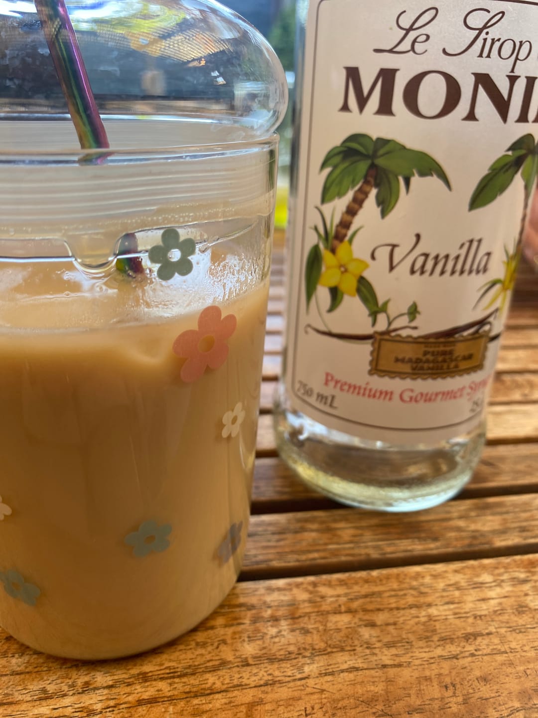 Customer photo review of Syrup Monin Sabor Vainilla 750 Ml