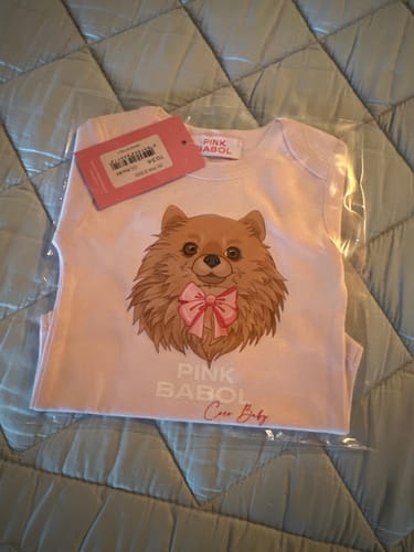 Customer photo review of Body neonato mezza manica Pink Babol Coco Baby