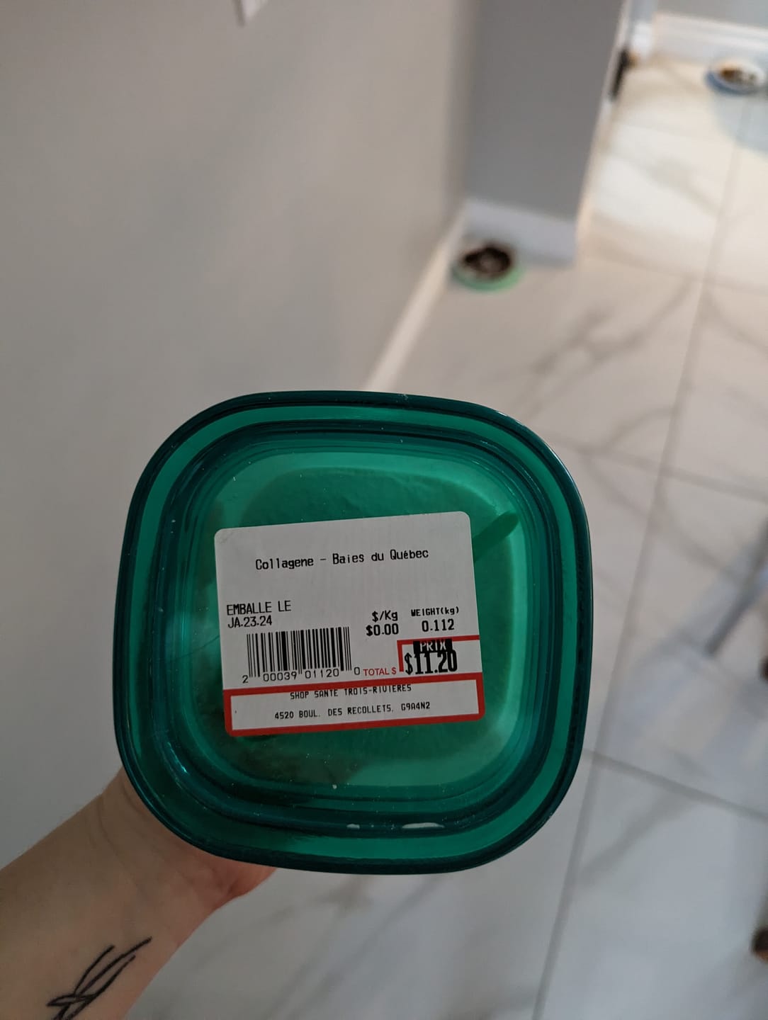 Customer photo review of VRAC - Bcaa (100g)