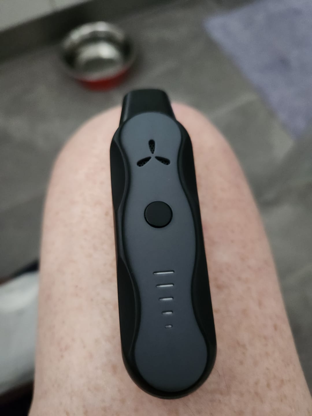 Customer photo review of XS GO VAPORIZER | Dry Herb – Ultra-Portable Vape – Ergonomic Design, Built-in Tools for Easy Use