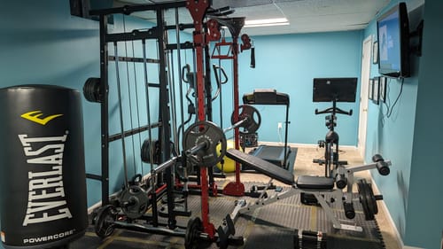 Customer photo review of Major Fitness SML07 All-In-One Home Gym Smith Machine