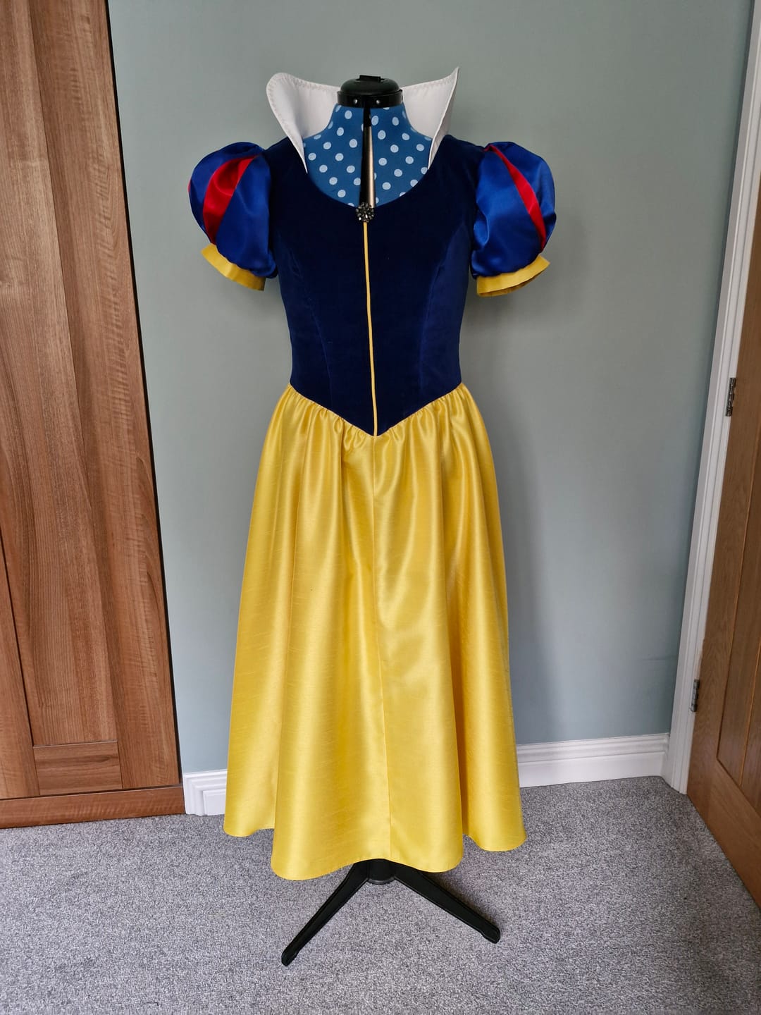 Customer photo review of Plain Shantung Satin Fabric