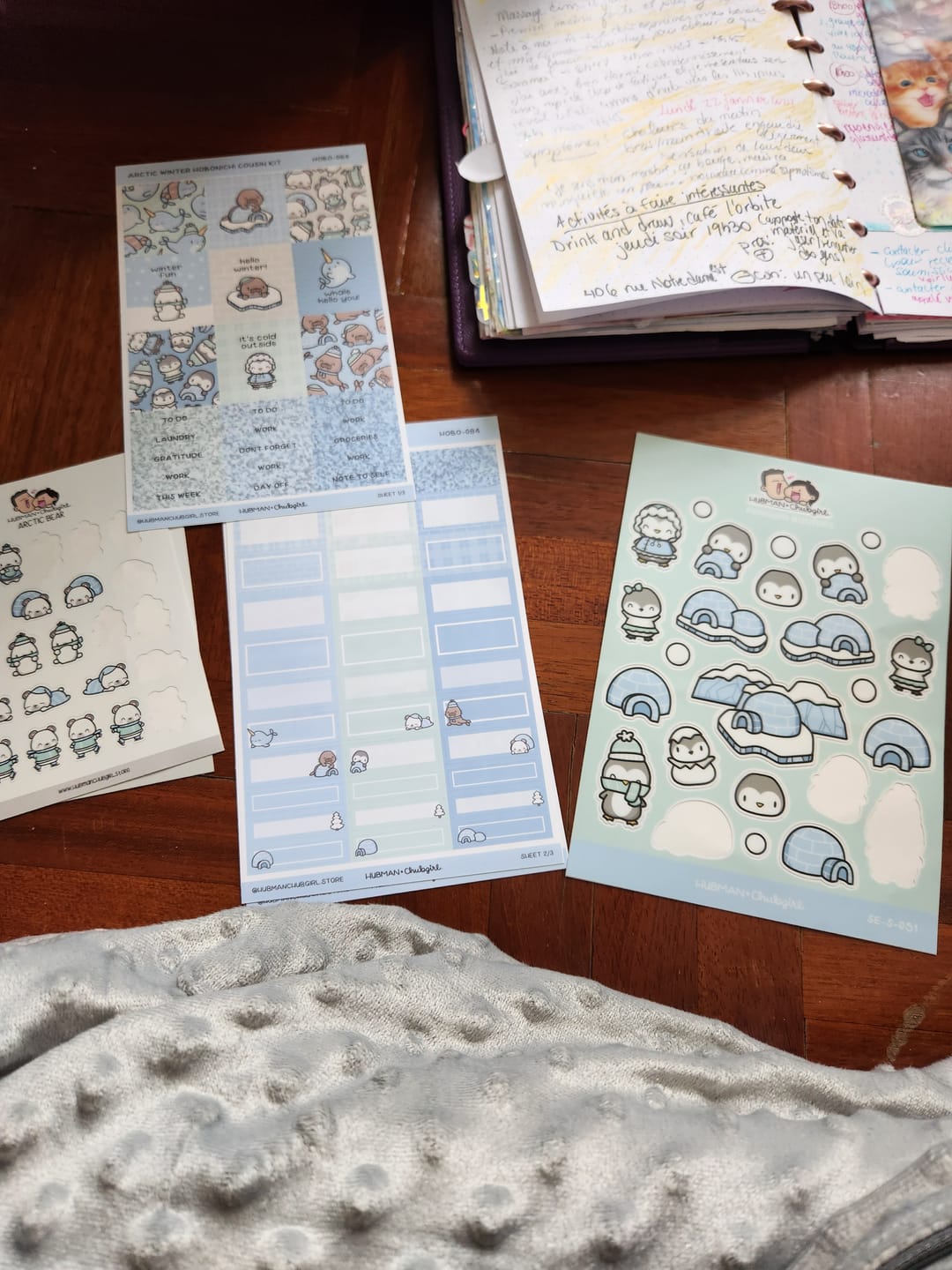 Customer photo review of Penguin Buddies Sticker Sheet