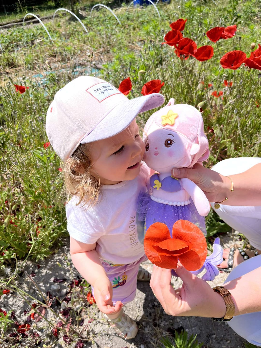 Customer photo review of Personalized Fantasy Mermaid Plush Baby Girl Doll