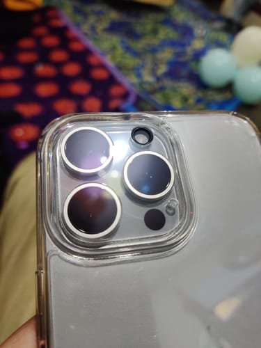 Customer photo review of UltraGlass Camera Lens Protector for iPhone