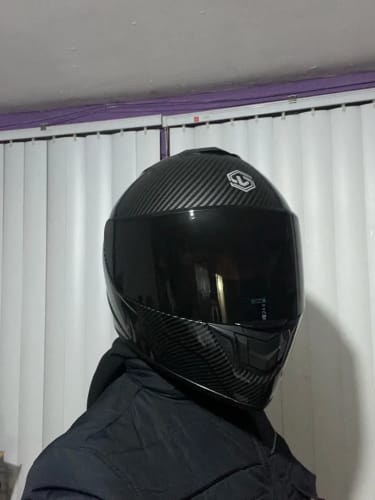 Customer photo review of Capacetes Esportivos - Viseira dupla
