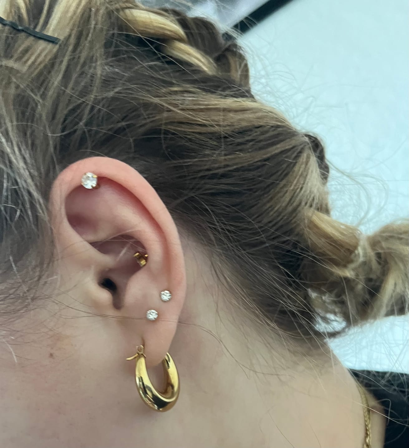 Customer photo review of Britney Piercing | Titan