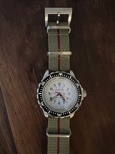 Customer photo review of Five Eye Nylon Watch Strap - Stripe