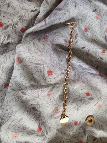 Customer photo review of Mustard Seed Necklace