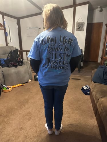 Customer photo review of Buttercup - Carolina Blue