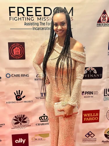 Customer photo review of Sequined Drop Shoulder Long Sleeve Jumpsuit