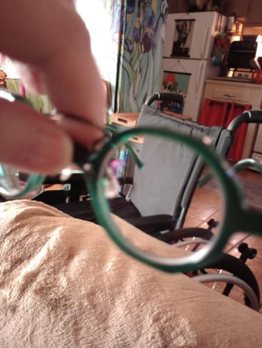 Customer photo review of Kishi-3 | Round/Green/TR90