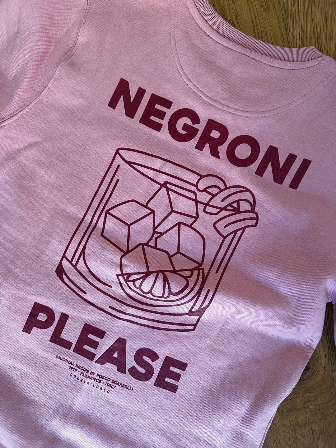 Customer photo review of The Negroni Pls. Eco Sweatshirt