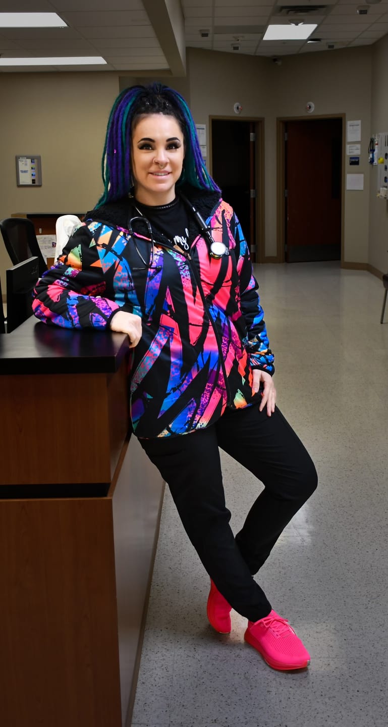 Customer photo review of Reversible Sherpa Full Zip Hoodie