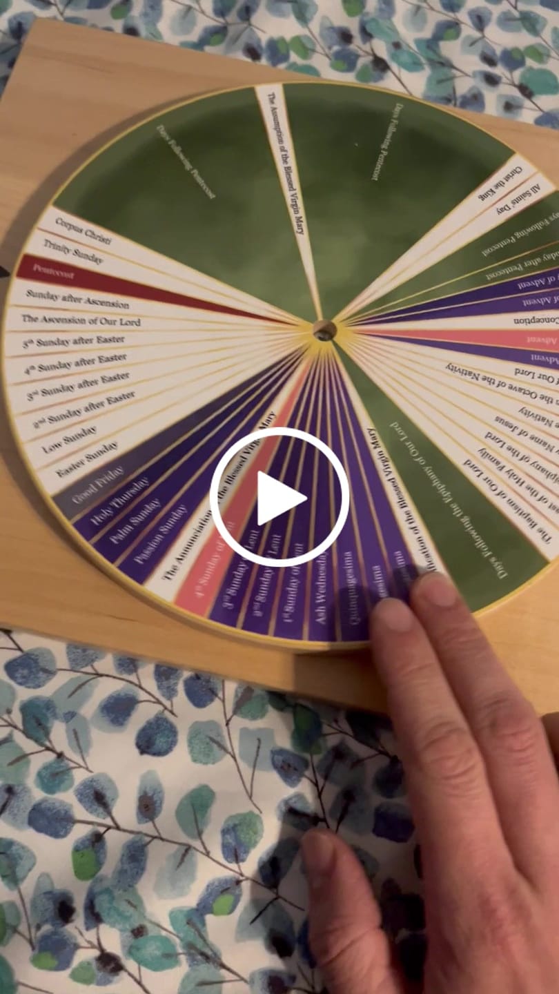 Customer video review of Liturgical Devotion Calendar