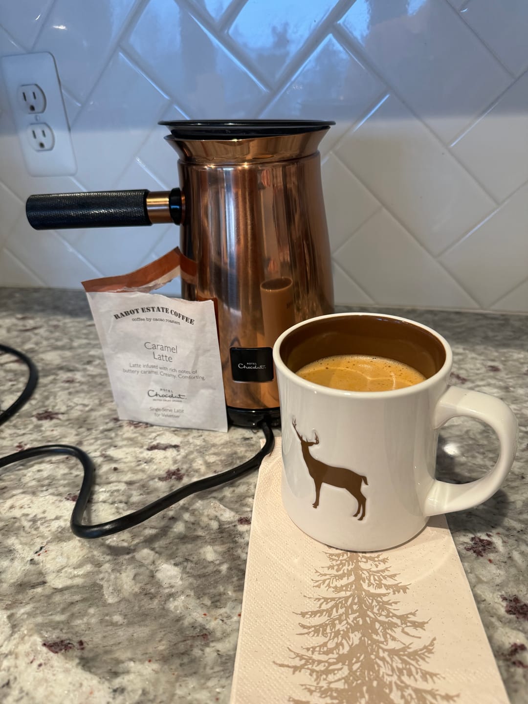 Customer photo review of Hazelnut Latte Mocha Flakes