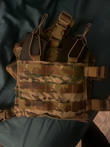 Customer photo review of AK47 Chest Rig Split Front 4 mag