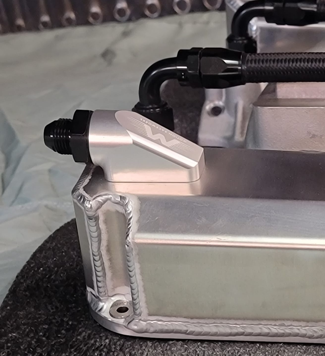 Customer photo review of Motion Raceworks Billet Valve Cover Breathers Clear Anodized (Pair) 32-120 PAIR