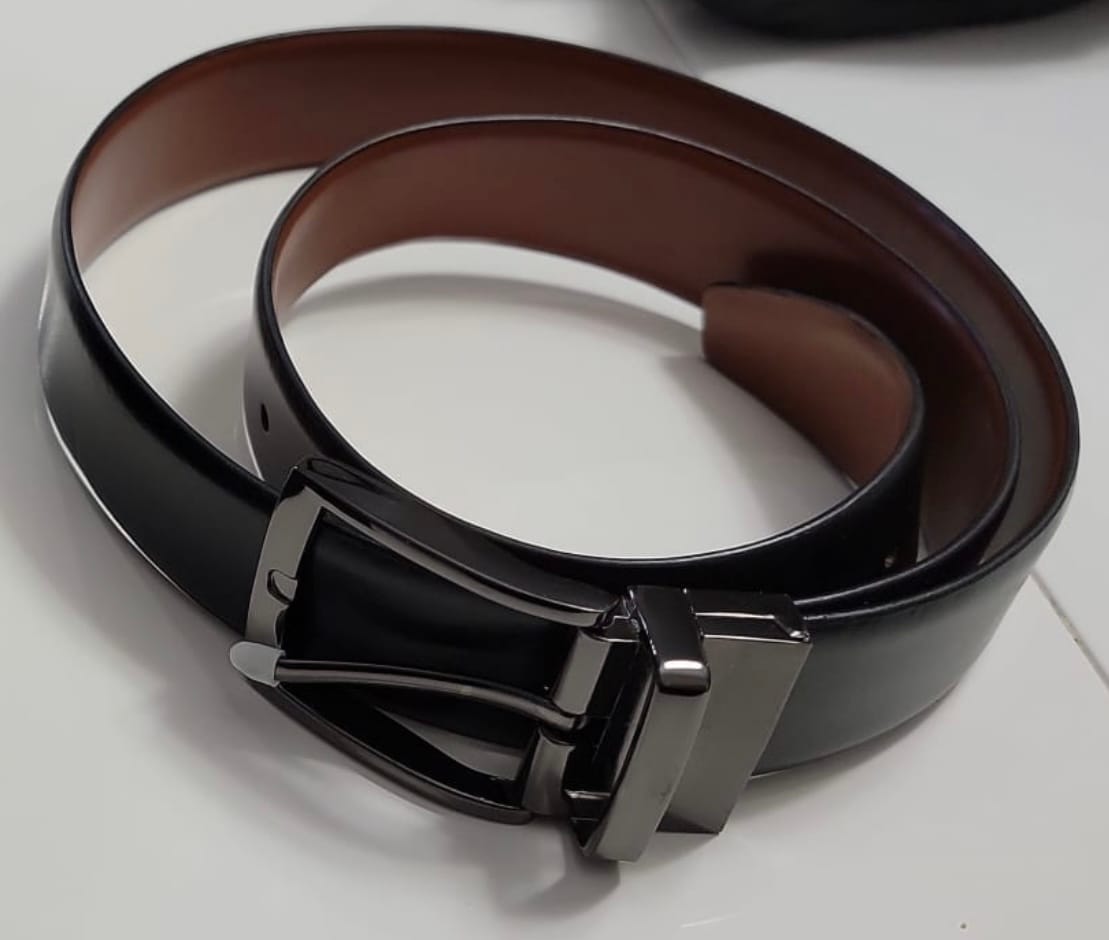 Customer photo review of Mystery Box  - Two Less Than Perfect Full-Grain Leather Belts