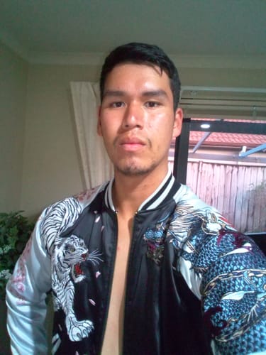 Customer photo review of Four Legendary Creatures Sukajan Souvenir Jacket
