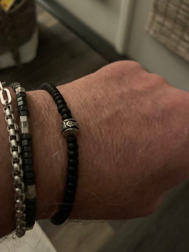 Customer photo review of Seed Bead - Sterling Silver