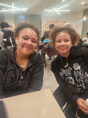 Customer photo review of Double Plated Forever Name Necklace with Cuban Chain