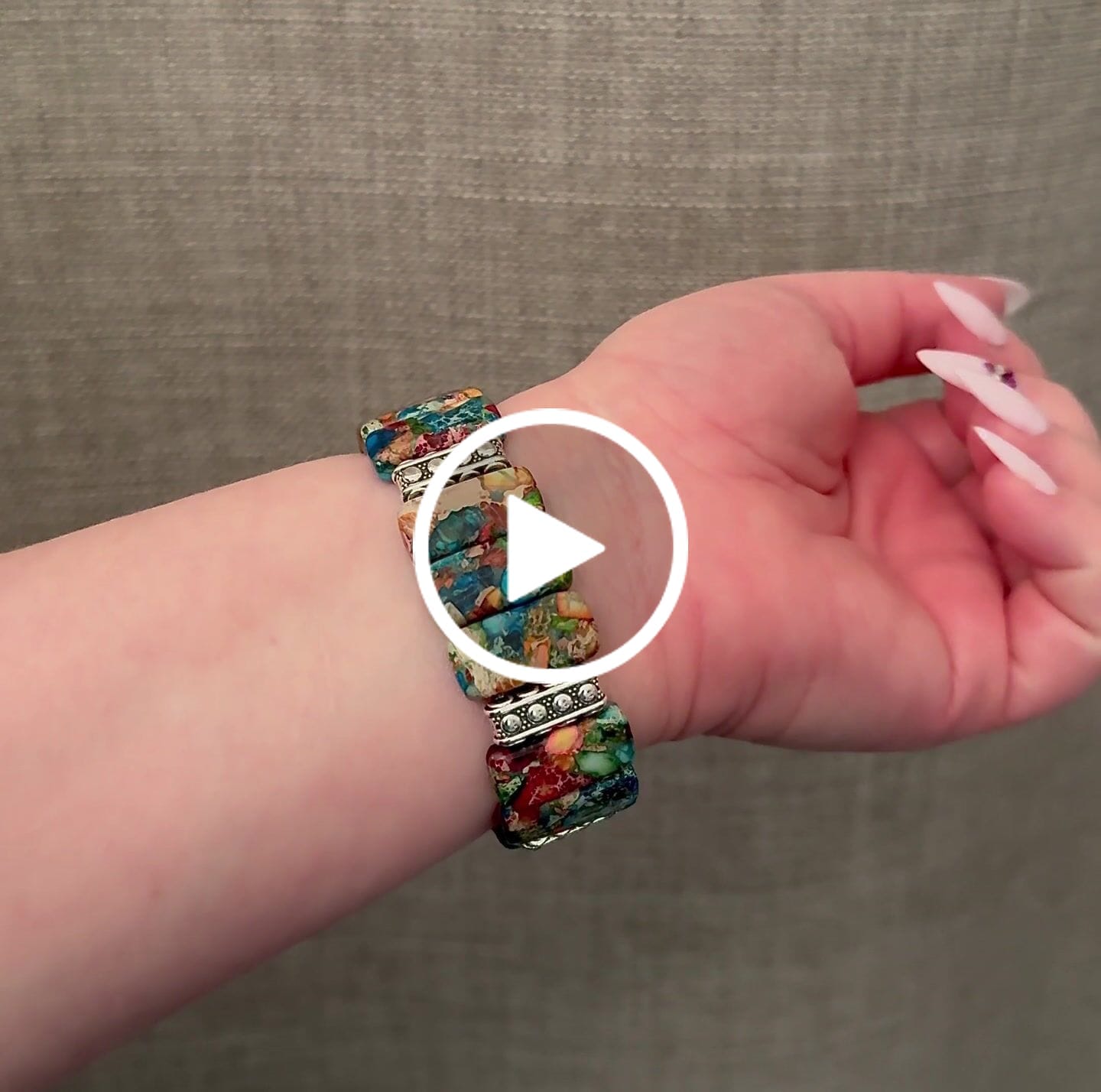 Customer video review of Chic Flower Samsung Galaxy Stretch Watch Strap