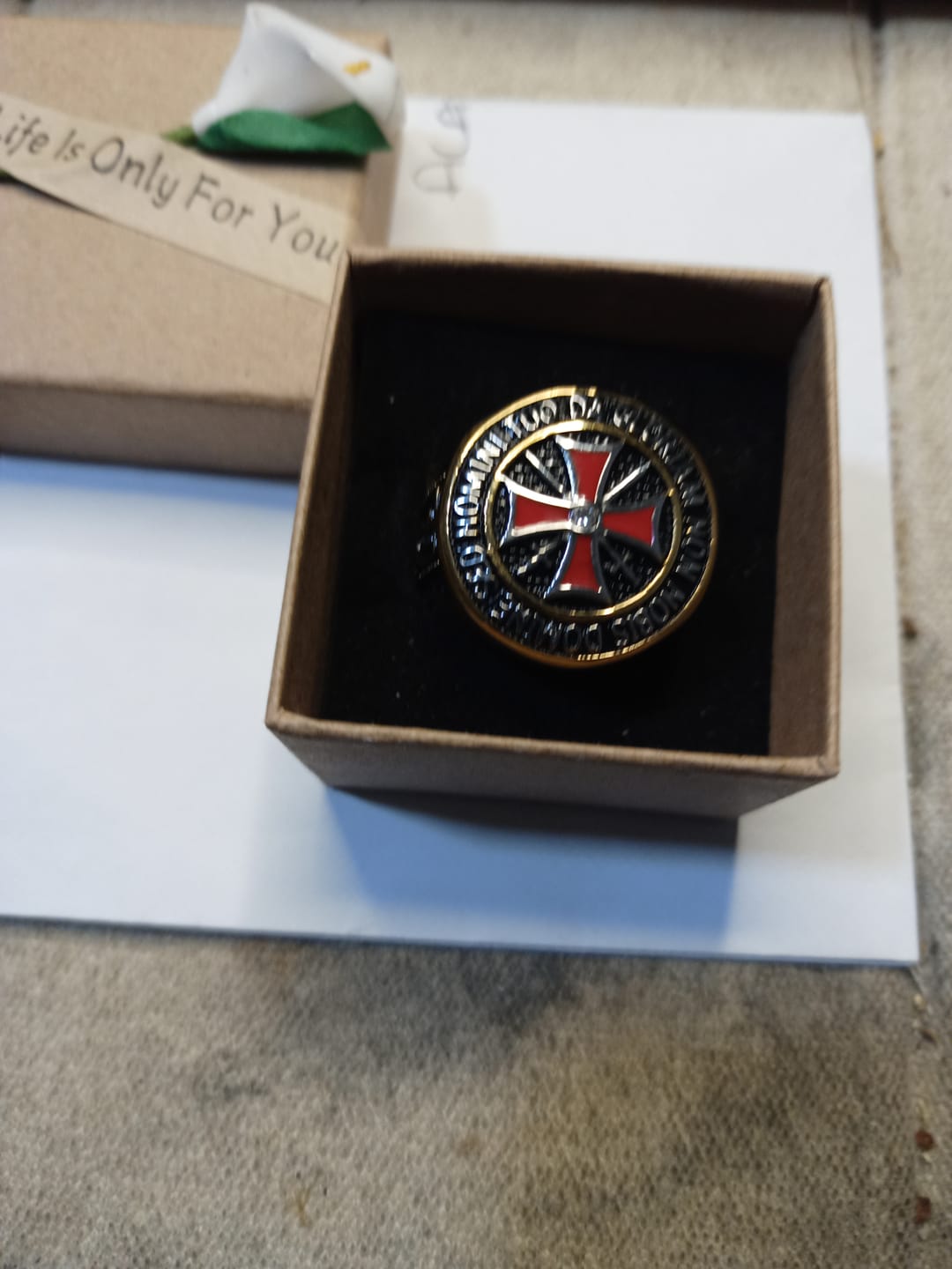 Customer photo review of Bague de la Reconquête