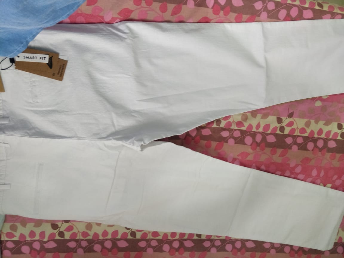 Customer photo review of Kansas - Cotton Linen Trouser | 15501