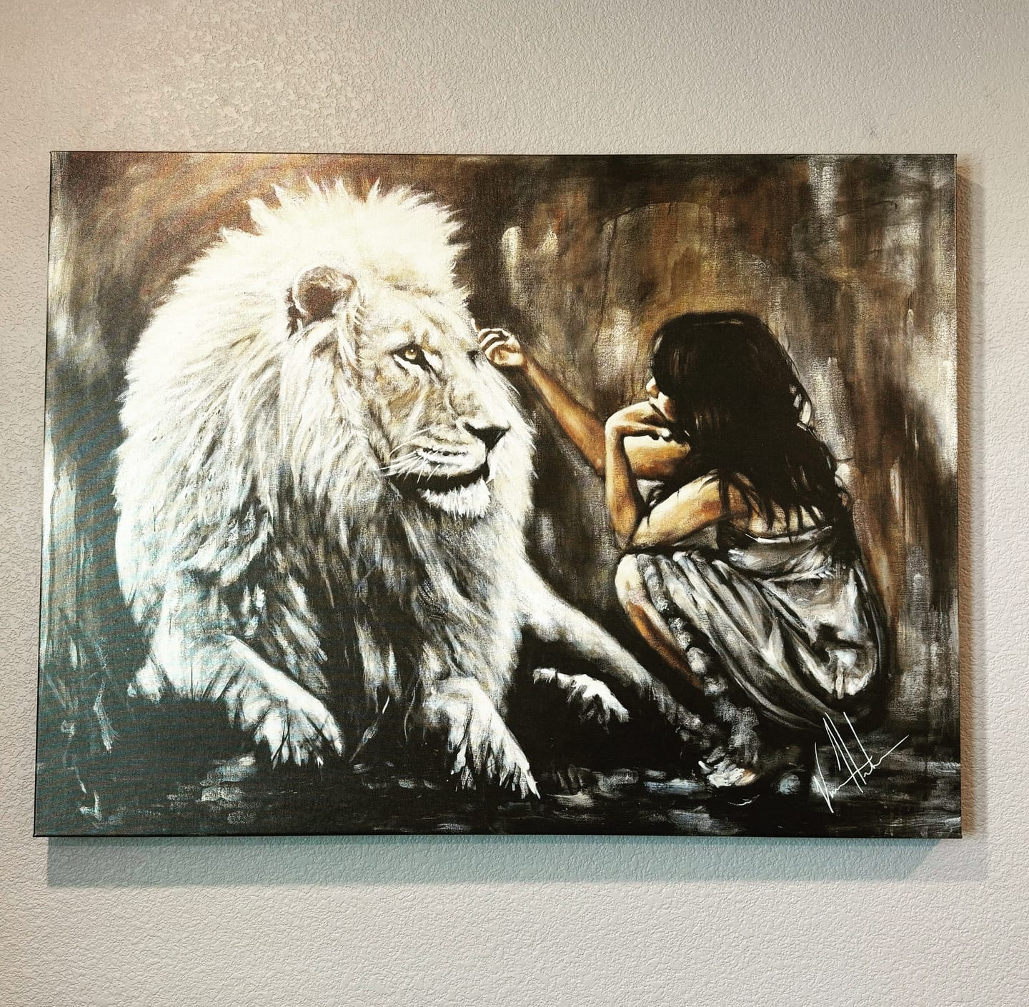 Customer photo review of Intimacy with God - Brown Background