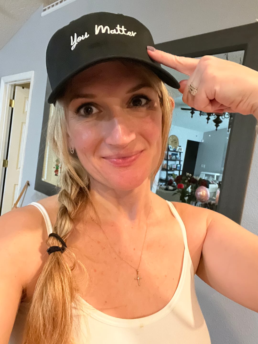 Customer photo review of You Matter Hat