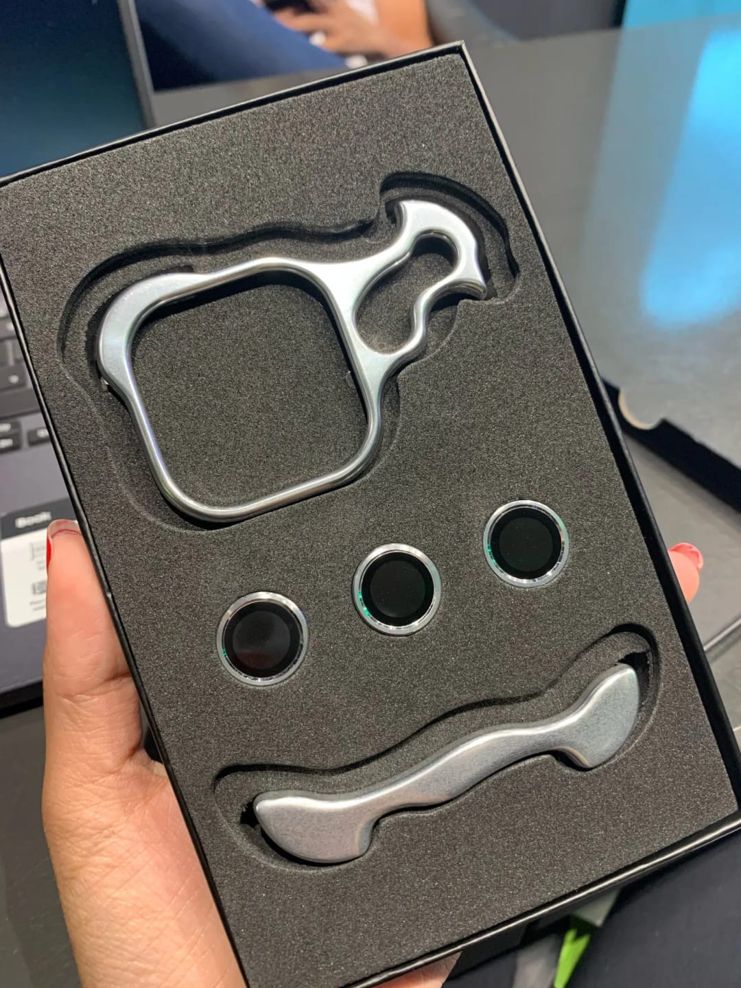Customer photo review of Nakd Edge | Titanium Shockproof iPhone Case