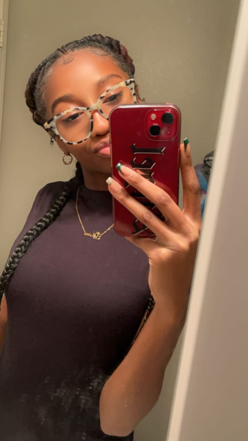 Customer photo review of Crown Name Necklace