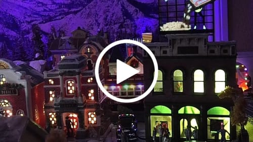 Customer video review of Miller Engineering Animation 339055 Glitter Gulch billboard , N/Z Scales
