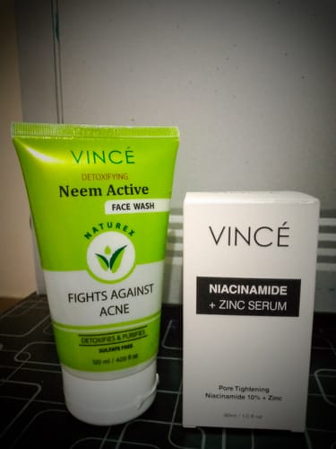 Customer photo review of Niacinamide + Zinc Serum