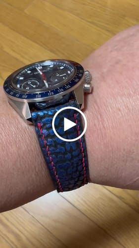 Customer video review of フルグレイン ワニ革 - ブラック