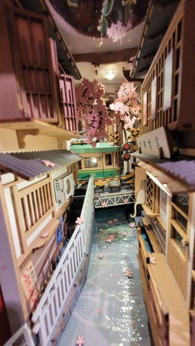 Customer photo review of ROLIFE | Book Nook Sakura Densya