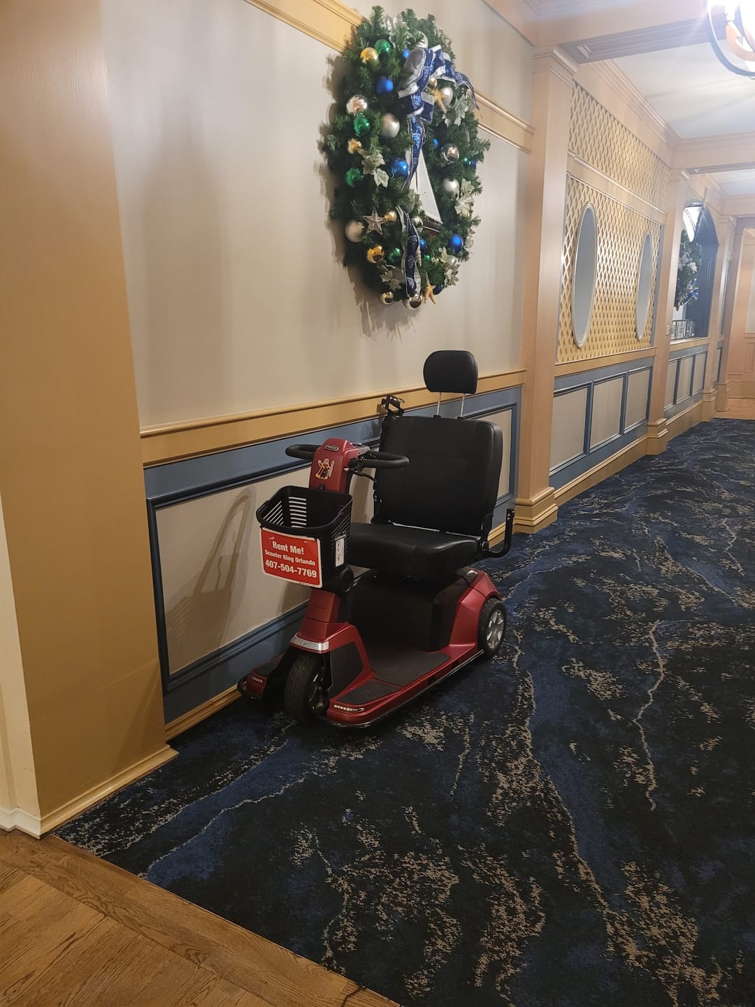 Customer photo review of King Size 500 Pound Capacity 4 Wheel Scooter (2 or more days)