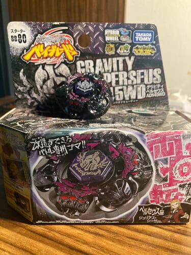 Customer photo review of Takara Tomy Gravity Perseus Beyblade BB-80 (Destroyer AD145WD) - With String Launcher