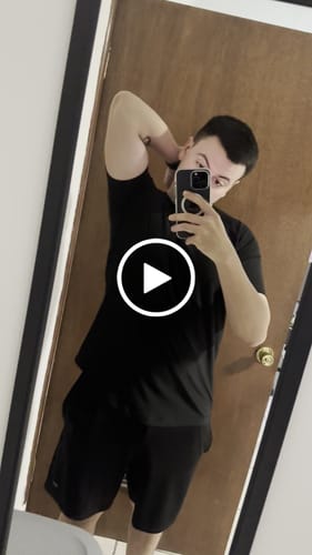 Customer video review of Training Sport Tee - Black