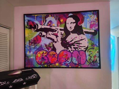 Customer photo review of Boom - Banksy Warhol Mashup