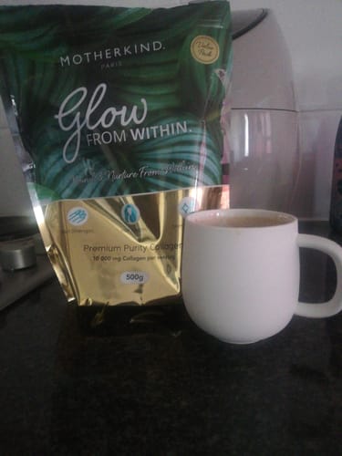 Customer photo review of Glow From Within Collagen - Bigger 500g Pack