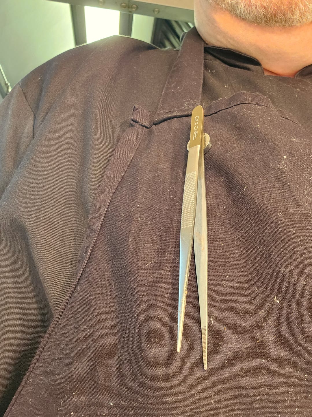 Customer photo review of HoldFast Magnetic Chef's Pin v3