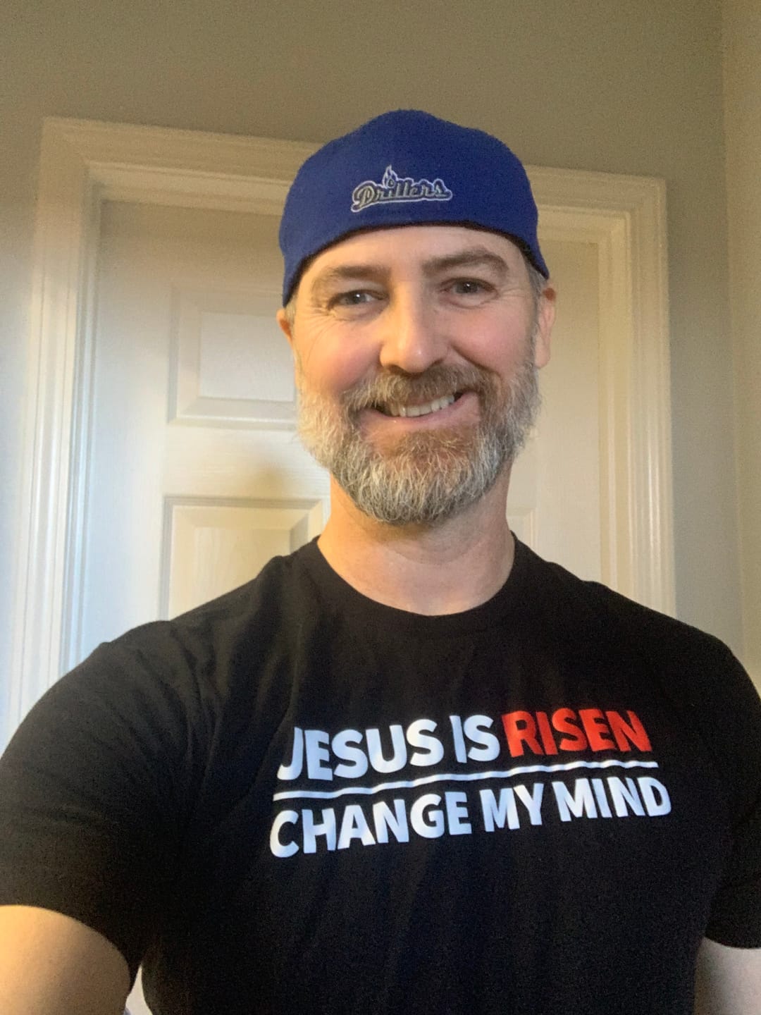 Customer photo review of Jesus Is Risen T-Shirt